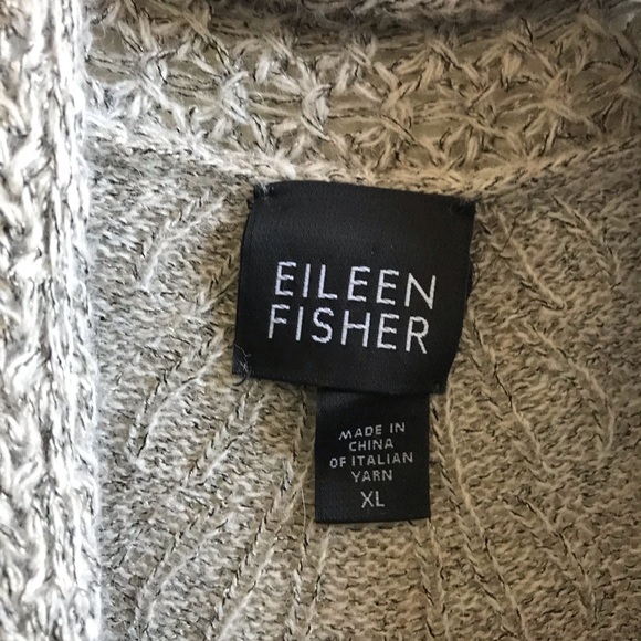 Eileen Fisher open face cropped cardigan - Picture 3 of 5